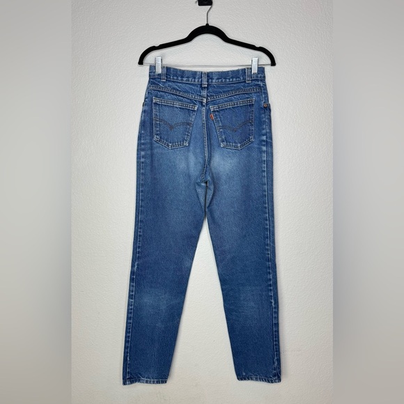 Vintage‎ Levi’s Jeans 80’s Orange Tab Tapered Leg High Rise Misses Size 12 - Picture 1 of 12